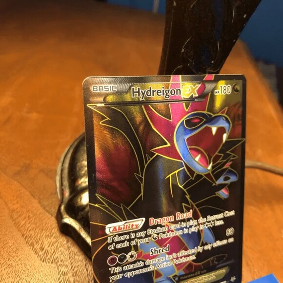Pokémon Card TCG: Hydreigon-EX Roaring Skies 103/108 Holo Full Art LP - Picture 4 of 5
